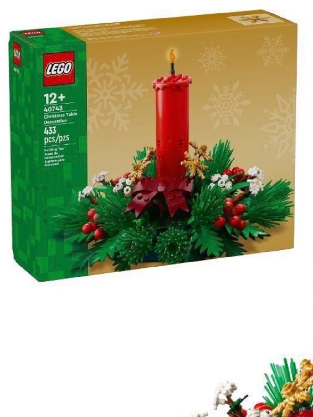 NIB Lego Christmas Table Decoration